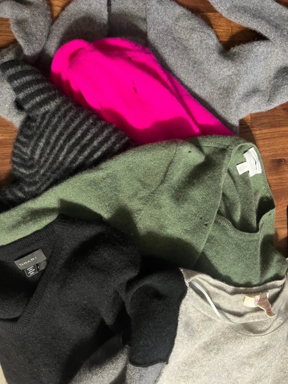 Damaged Cashmere Wool Upcycle Lot - Picture 2 of 6